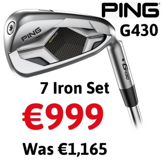 Ping G430 Irons 6 to PW, 45° & 54° Wedges Regular Flex Steel