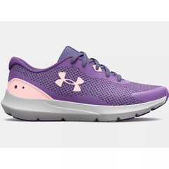 Under Armour Grade School Surge 3 Running Shoes Girls (Purple 500)