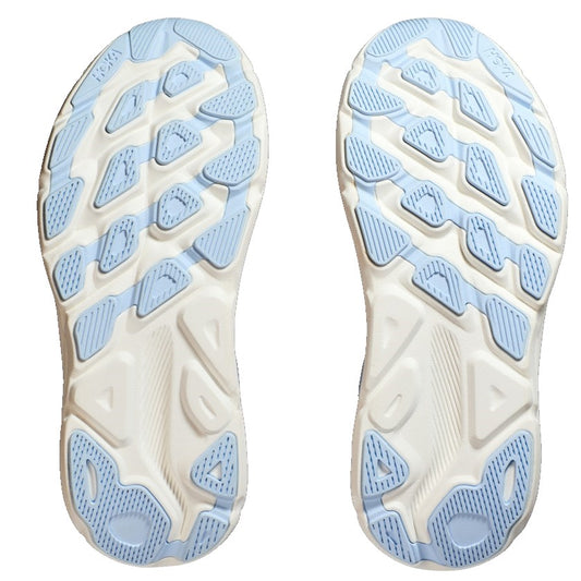 Hoka Clifton 9 Running Shoes Women's Wide (Airy Blue Ice Water)