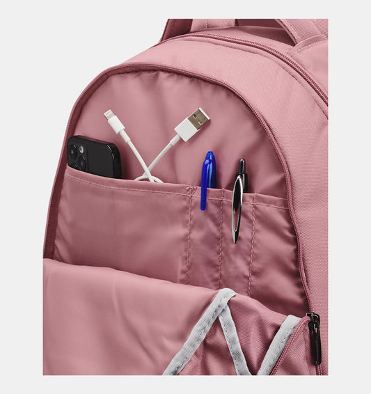 Under Armour Hustle 5.0 Backpack (Pink Elixir White 697)