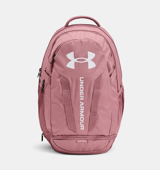 Under Armour Hustle 5.0 Backpack (Pink Elixir White 697)