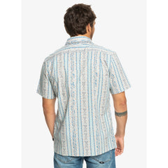 Quiksilver Tracks Short Sleeve Shirt Men's (Grey Violet Tracks SFV6)