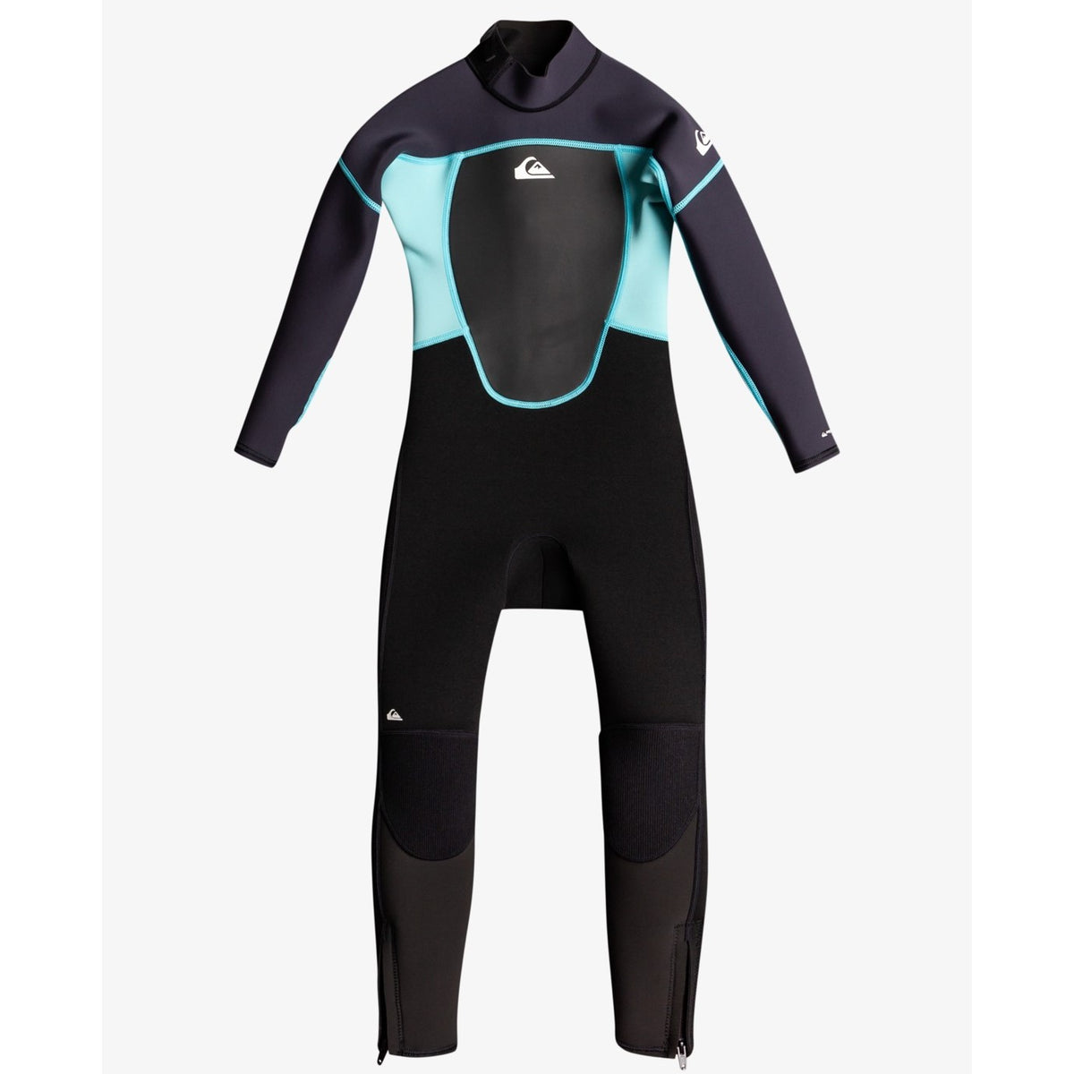 Quiksilver 3/2mm Prologue Back Zip Wetsuit Junior (Black Blue XKKB)