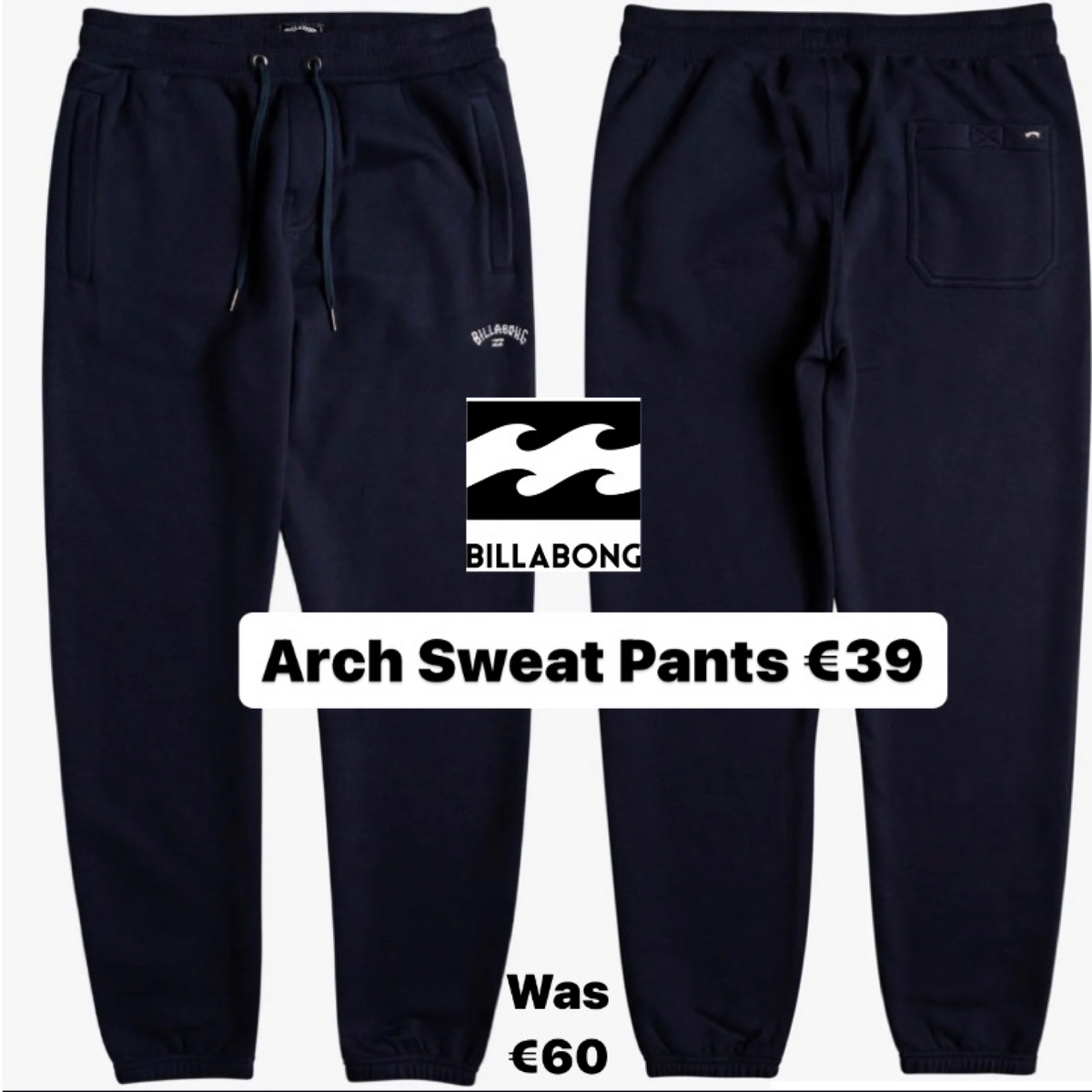 Billabong Arch Sweat Pants Men's (Navy)
