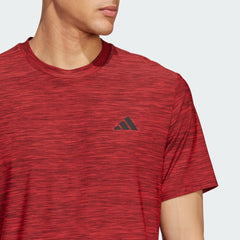 Adidas Train Essentials Training T-Shirt Men's (Better Scarlet IC7417)