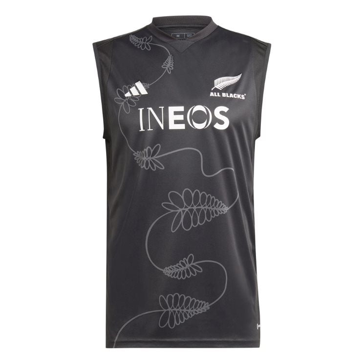 Adidas All Black Blacks Rugby Performance Singlet (HZ4507