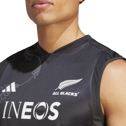 Adidas All Black Blacks Rugby Performance Singlet (HZ4507)