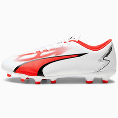 Puma Ultra Play FG/AG Football Boots Men's (White Red Orchid)