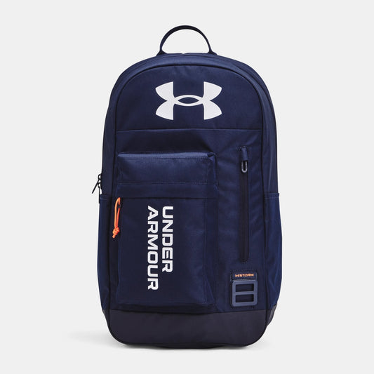 Under Armour Halftime Backpack (Midnight Navy Tangerine 410)