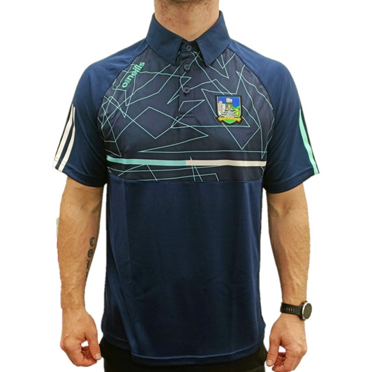 O'Neill's Limerick GAA Player 061 Polo Shirt (Marine Deep Lake White)