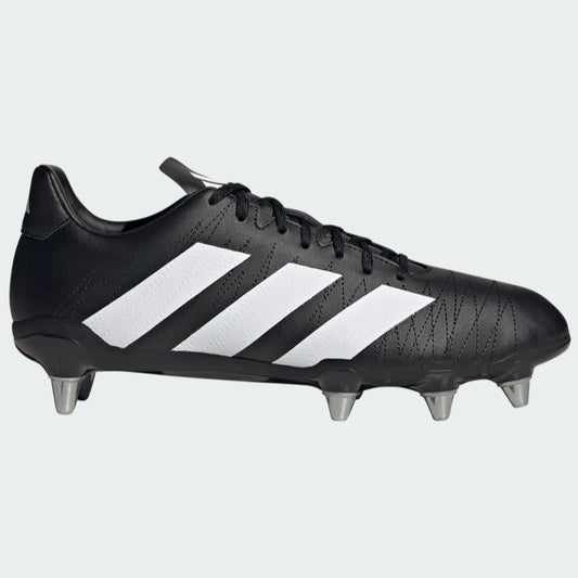 Adidas Kakari SG Rugby Boots UK15 (Black White HP6894)