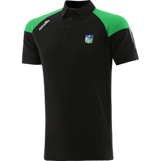 O'Neills Limerick GAA Oslo 061 Polo Men's (Black Green)