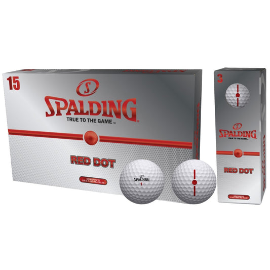 Spalding Red Dot Golf Balls X 15