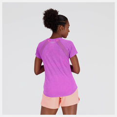 New Balance Impact Run T-Shirt Women's (Cosmic Rose Heather)