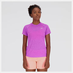 New Balance Impact Run T-Shirt Women's (Cosmic Rose Heather)