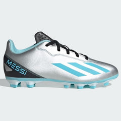 Adidas X Crazyfast Messi .4 FG Football Boots Infants (Silver IE4071)