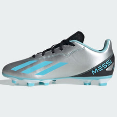 Adidas X Crazyfast Messi .4 FG Football Boots Junior (Silver IE4071)