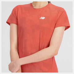 New Balance Q Speed Jacquard T-Shirt Women's (Orange ASU)