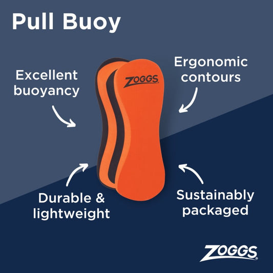Zoggs Pull Buoy (Black Orange)