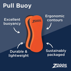 Zoggs Pull Buoy (Black Orange)