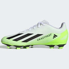Adidas X Crazyfast .4FXG Football Boots Men's (White Green)