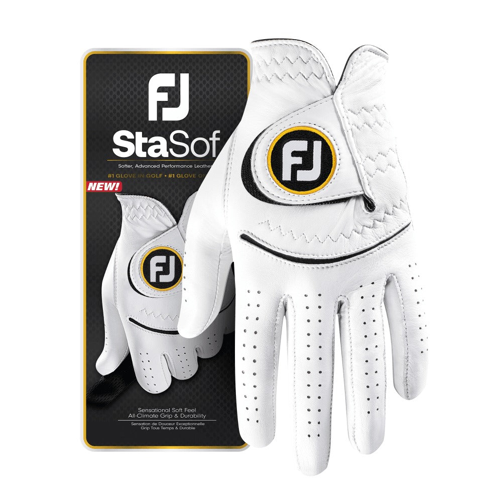 Footjoy StaSof Cabretta Golf Glove Men's Left Hand (White 301)
