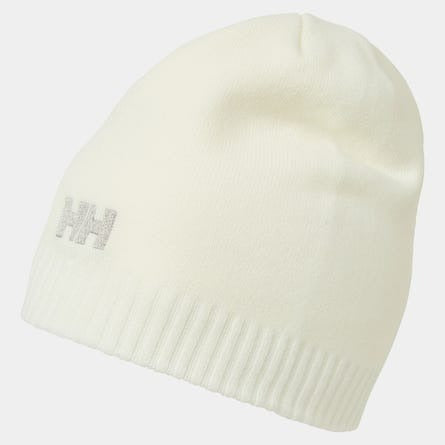 Helly Hansen Brand Jersey Knit Beanie Unisex (White 001)