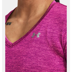 Under Armour V Neck T-Shirt Women's (Mystic Magenta 537)