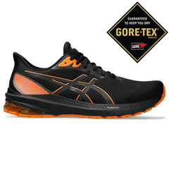 Asics GT 1000 12 GTX Running Shoes Men's (Black Orange 001)