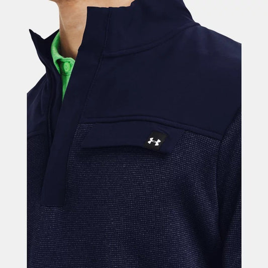 Under Armour Sweater Fleece Half Zip Men's (Midnight Navy 410)