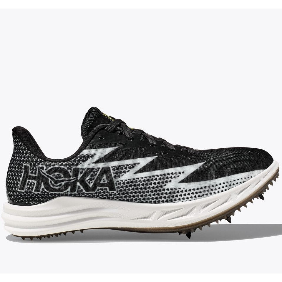 Hoka Crescendo MD Running Spikes Unisex UK 12.5 (Black White)