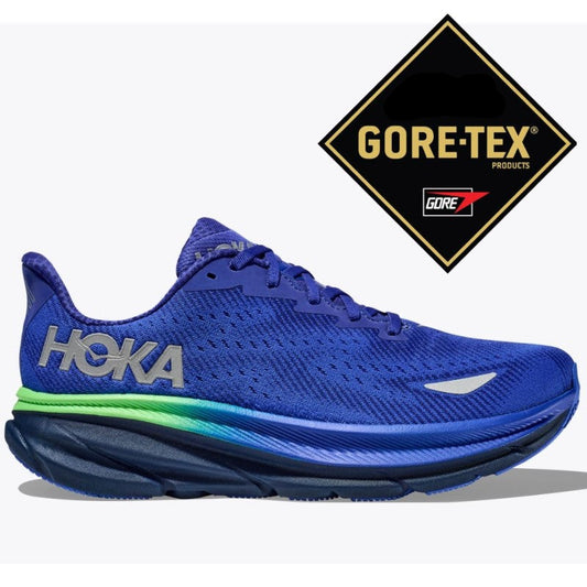 Hoka Clifton 9 GTX Running Shoes Men's (Dazzling Blue)