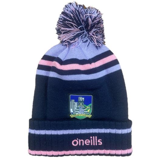 O'Neills Limerick Rockway Bobble Hat Girl's (Marine Lavender)