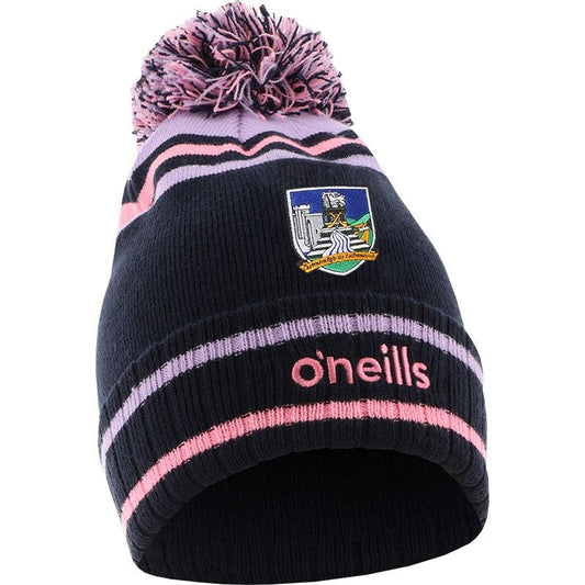 O'Neills Limerick Rockway Bobble Hat Women's (Marine Lavender)