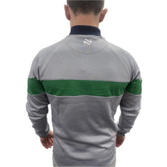 O'Neills Limerick GAA Rockway Hybrid Half Zip Top 244 Junior (Alloy Emerald White)