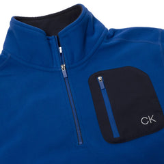 Calvin Klein Planet Fleece Half Zip Top Men's (Royal)