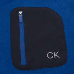 Calvin Klein Planet Fleece Half Zip Top Men's (Royal)