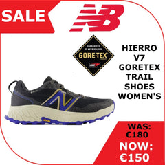 New Balance Hierro V7 Gore Tex Trail Shoes Women's (Black Marine Blue)