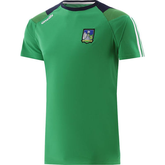 O'Neills Limerick GAA Rockway 060 T-Shirt Men's (Emerald Marine White)