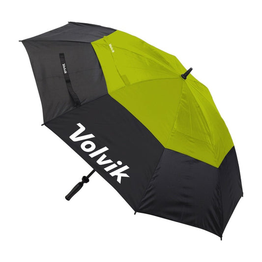 Volvik Golf Double Canopy Umbrella (Black Lime)