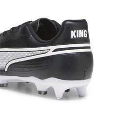 Puma King Match SG Football Boots Men's (Black White)