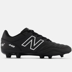 New Balance 442 V2 Academy FG Football Boots Men's UK6/6,5 (Black White)