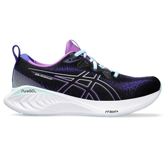 Asics Gel Cumulus 25 Running Shoes Women's (Black Aquamarine 006)