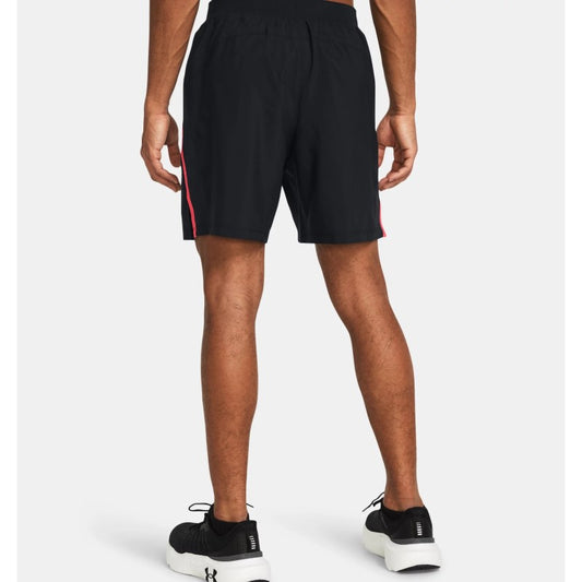 Under Armour 7 Inch Shorts Men's (Black Red 003)