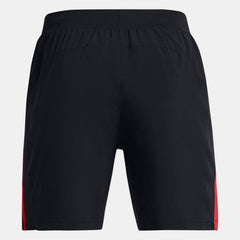 Under Armour 7 Inch Shorts Men's (Black Red 003)