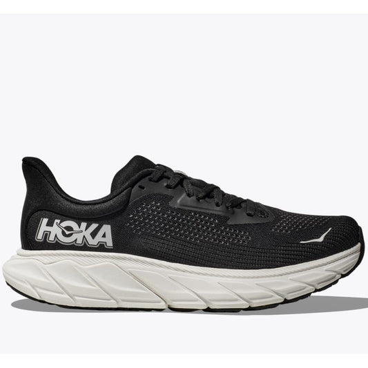 Hoka Arahi 7 Running Shoes Men's Wide (Black White)