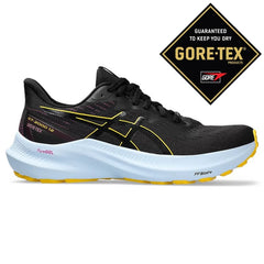 Asics GT 2000 12 Gore Tex Running Shoes Women's (Black Saffron 001)