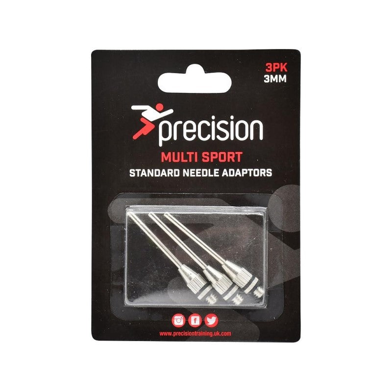 Precision Standard Needle Pump Adaptors For Balls (3 Pack)