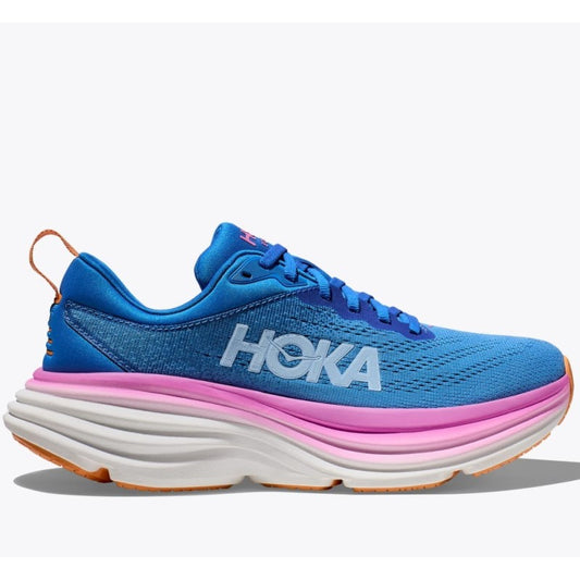 Hoka Bondi 8 Running Shoes Women's Wide (Coastal Sky All Aboard)