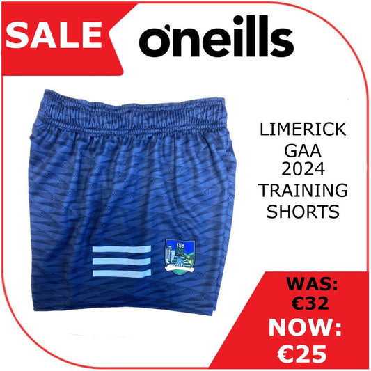 O'Neills Limerick Mourne Training Shorts 2024 Men's (Navy White)